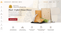 Desktop Screenshot of cheesemonthclub.com